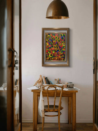 Night bloom -Acrylic on canvas (12”*16”)By Artist Suhasini Arava