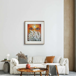 Durga 1- Acrylic on canvas (11.5”*13.5”) By Artist Dipshikha Nath De