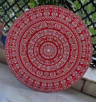 Dot mandala art -Acrylic on mdf board (24”*24”)By Artist bhawna chouhan