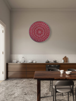 Dot mandala art -Acrylic on mdf board (24”*24”)By Artist bhawna chouhan