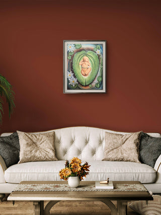 Mother Nature 1-Acrylic on canvas with frame (21.5”*17.5”)By Artist Dipshikha Nath De