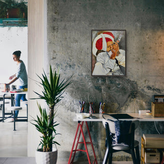 Porter -Acrylic on canvas (24”*24”) By Artist Vinita Kumar