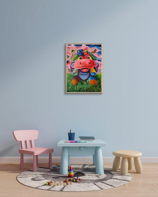 In the field of dreams -Acrylic on canvas (23.5”*18”) By Artist Puneet Pathania