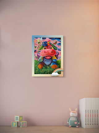 In the field of dreams -Acrylic on canvas (23.5”*18”) By Artist Puneet Pathania