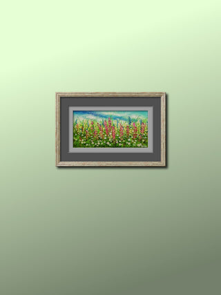 Lost In Nature 1 - Acrylic on canvas (24”*12”)By Artist Dipshikha Nath De