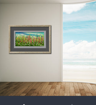 Lost In Nature 1 - Acrylic on canvas (24”*12”)By Artist Dipshikha Nath De