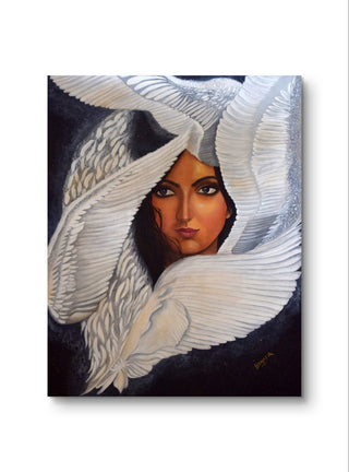 Wings of Light - Acrylic on Canvas ( 24" * 30" ) By Artist Binita Vora