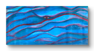 Dead Sea -Acrylic On Canvas (23"×33")By Artist Sandhya kanaparti