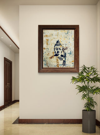 Aura - Textured Acrylic (20" * 24") By Artist Gaurisha Singh