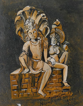 Nagraj- acrylic on canvas ( 12"*10") By Artist Poonam Solanki