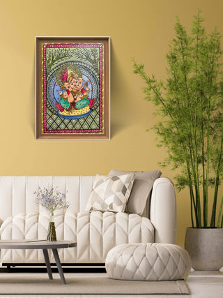 Vinayaka - Acrylic on canvas (22”*15”) By Artist Poonam Solanki
