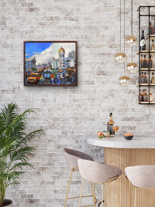 City Of Joy -Acrylic on canvas (24”*20”)By Artist Rekha Dev