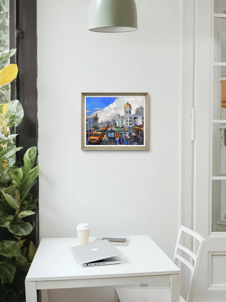City Of Joy -Acrylic on canvas (24”*20”)By Artist Rekha Dev