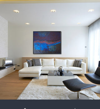 The Dark Bloom- Acrylic on canvas (50”*60”) By Artist Shikha Tambi