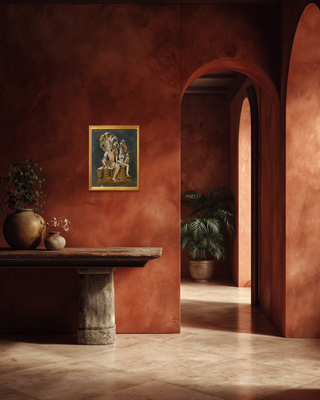 Nagraj- acrylic on canvas ( 12"*10") By Artist Poonam Solanki