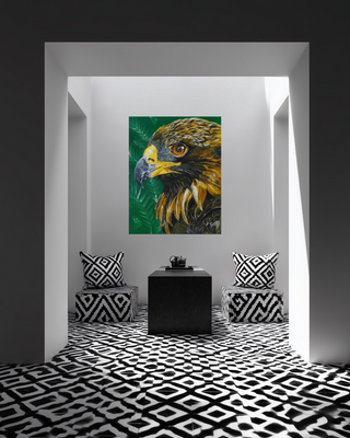 Aim -Acrylic on canvas  (39”*30”) By artist Poonam Solanki