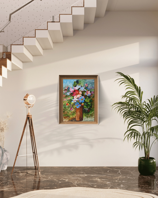 Colors in Abundance- Watercolor (A3) By Artist Meera.C