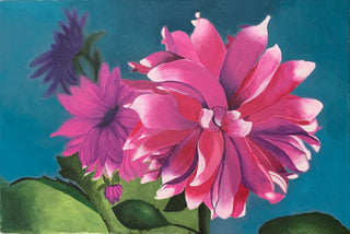 Pink Dhalia -Acrylic on canvas (30”*20”)By Artist Durgesh