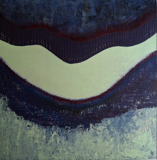 Waves Of Letting Go -Acrylic On Stretched Canvas (46cm * 46cm) By Artist Shikha Tambi
