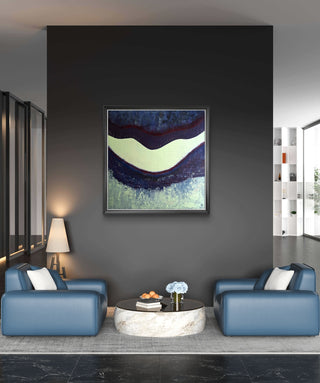 Waves Of Letting Go -Acrylic On Stretched Canvas (46cm * 46cm) By Artist Shikha Tambi