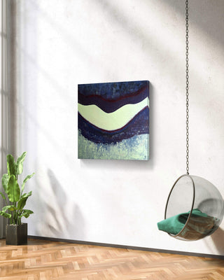 Waves Of Letting Go -Acrylic On Stretched Canvas (46cm * 46cm) By Artist Shikha Tambi