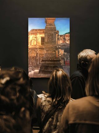 Glimpses of Ellora - Acrylic (40cm * 30cm) By Artist Suryakanta Mohapatra